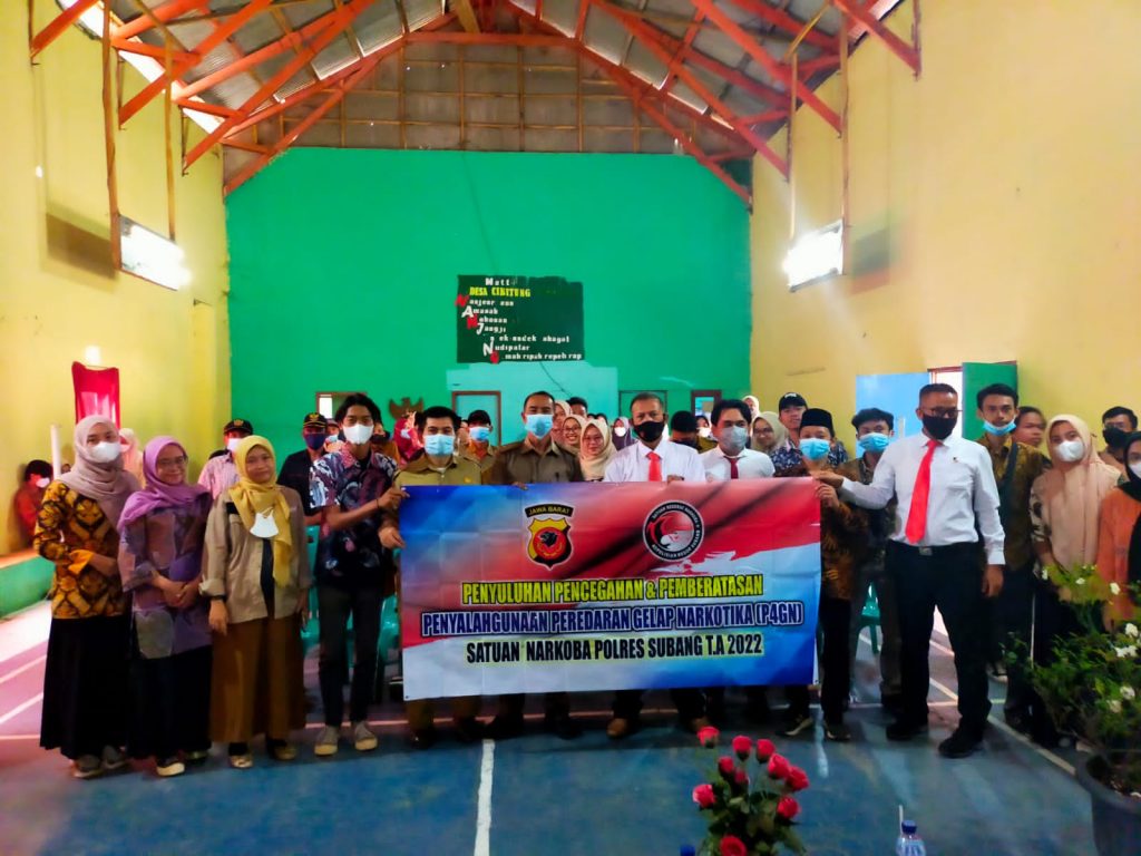 Kasat Narkoba Polres Subang Gelar Penyuluhan Bahaya Narkoba di Desa Cibitung Kecamatan Ciater