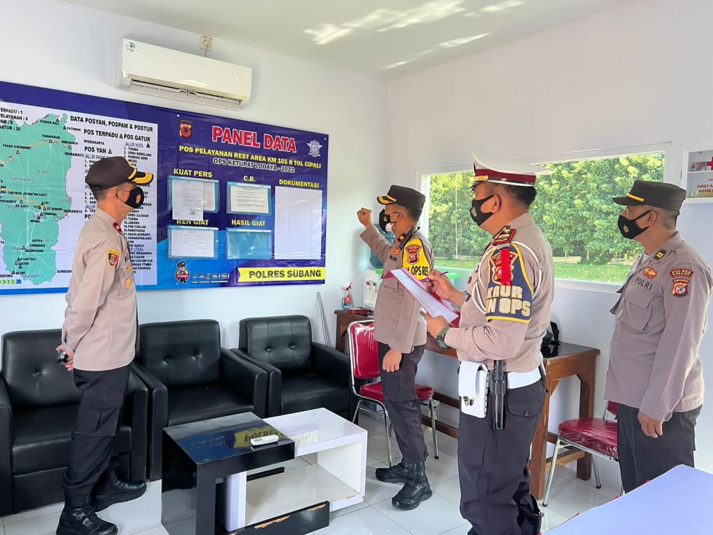 Wakapolres Subang Cek Kesiapan Operasi Ketupat Lodaya 2022