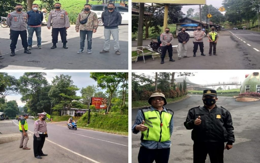Antisipasi Terjadinya Aksi Sunmori dan Balap Liar, Kapolsek Jalancagak Pimpin Patroli di Jalur Wisata Ciater