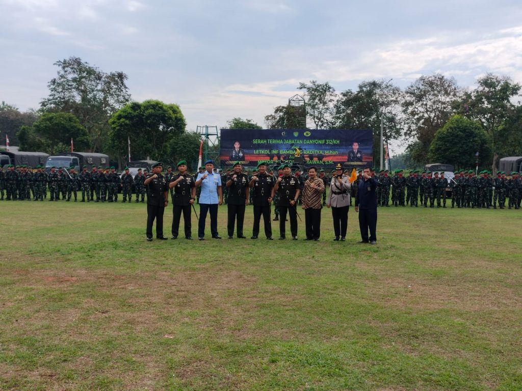 Kapolres Subang Hadiri Sertijab Danyonif 312 Kalahitam Subang