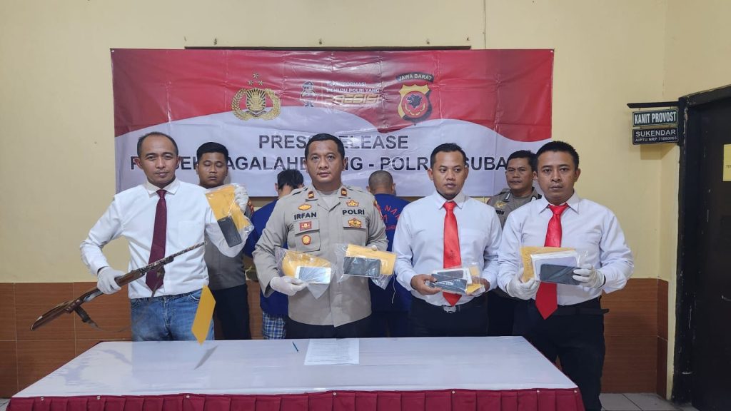 Lakukan Pencurian di Rumah Warga, Dua Pemuda Diamanakan Kapolres Subang